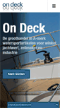 Mobile Screenshot of on-deck.nl
