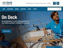 Tablet Screenshot of on-deck.nl